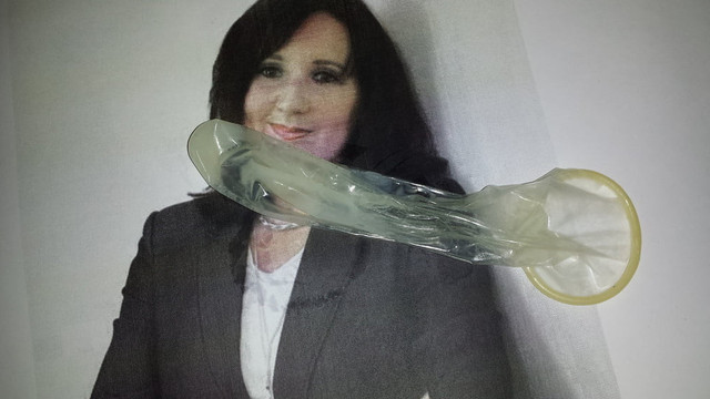 Secretary Michaela is a sexy cum target