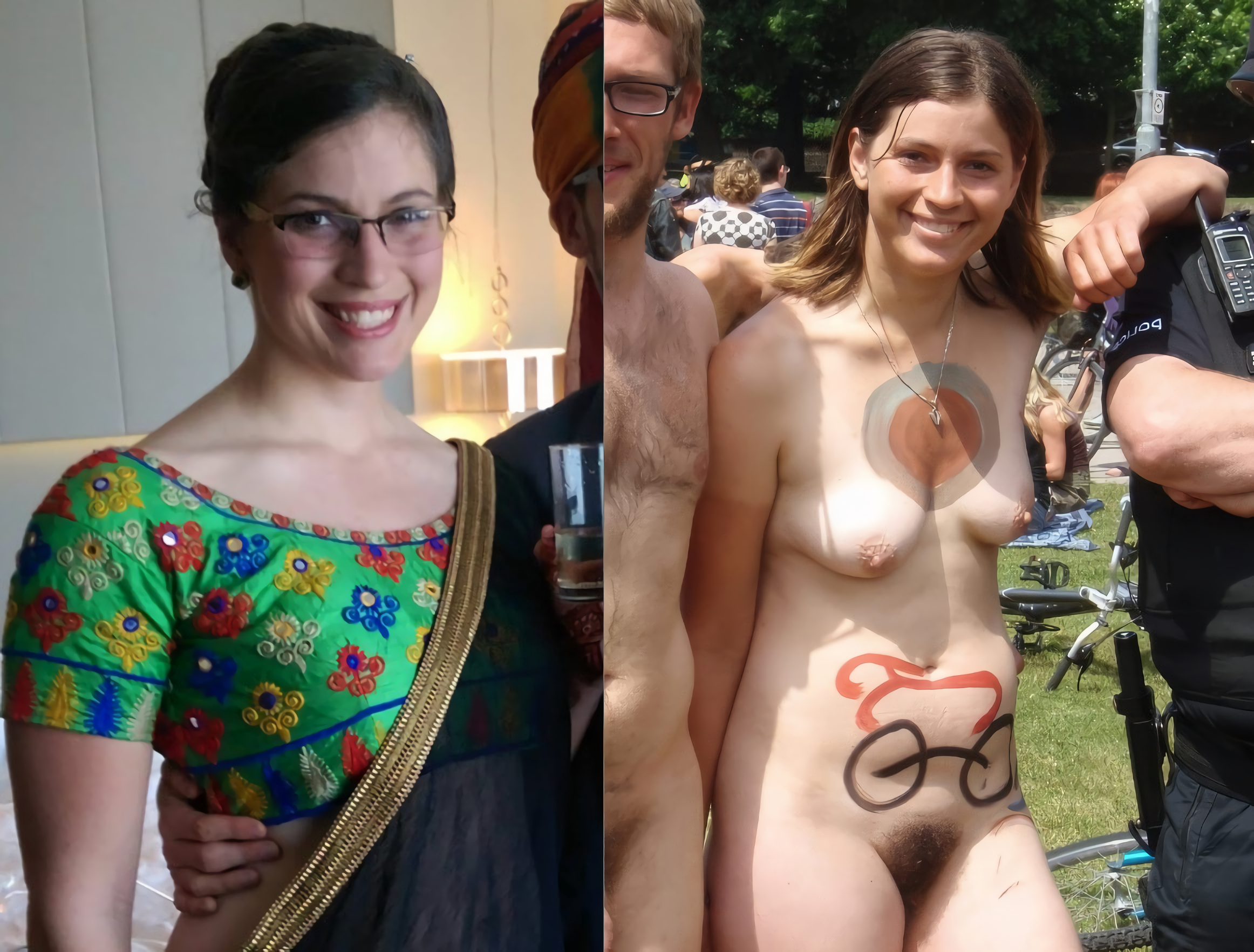 Cute slut Valkyrie naked public