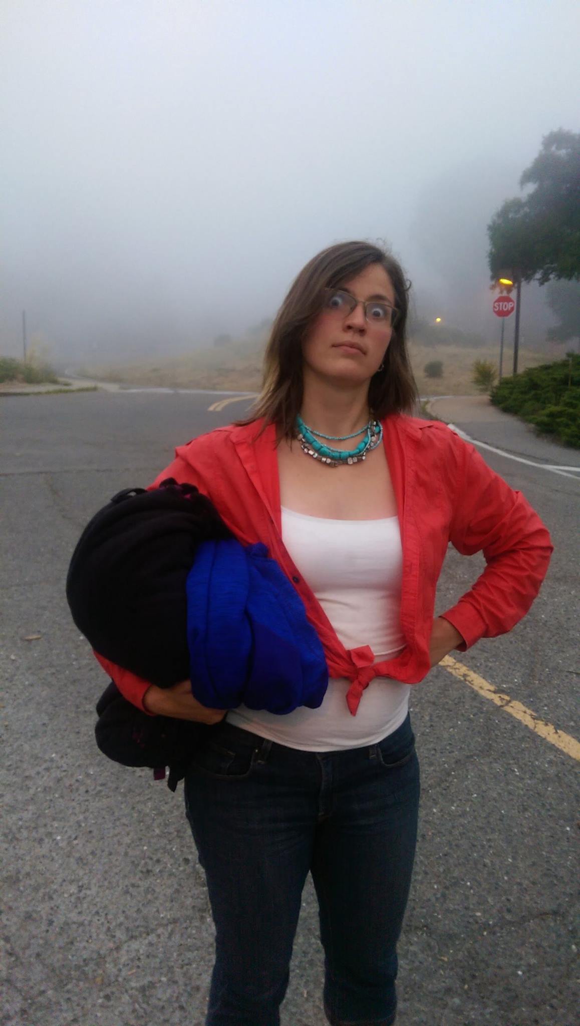 Cute slut Valkyrie naked public