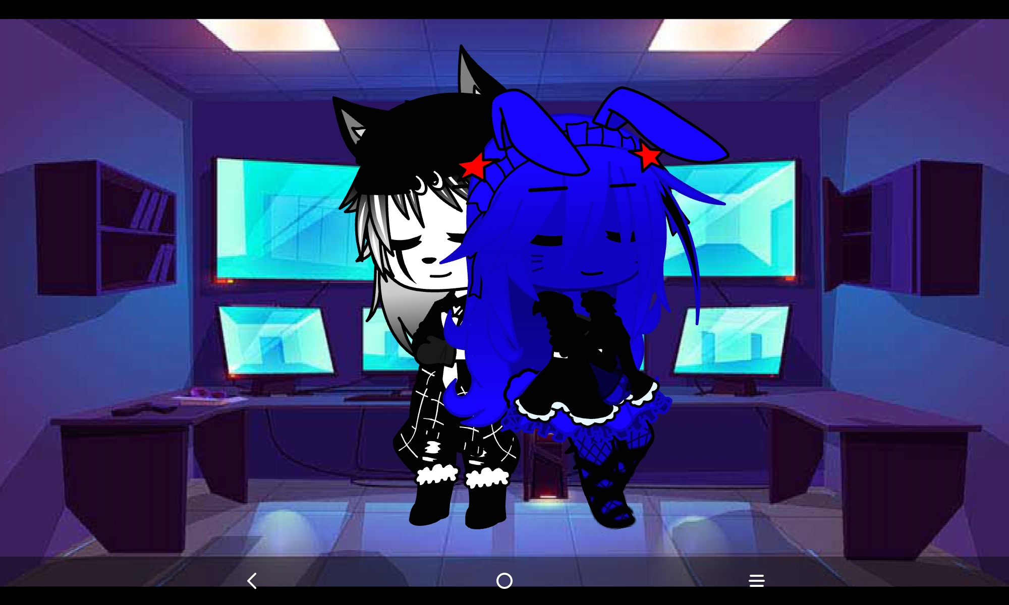 foxy Vitaliy and fnia Bonnie (my au)