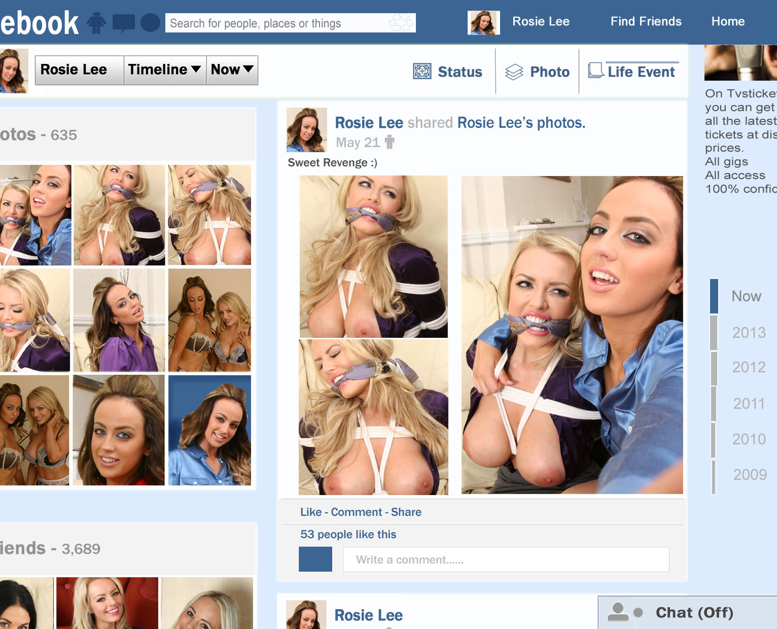 Tied Sexy Beauties 219-4