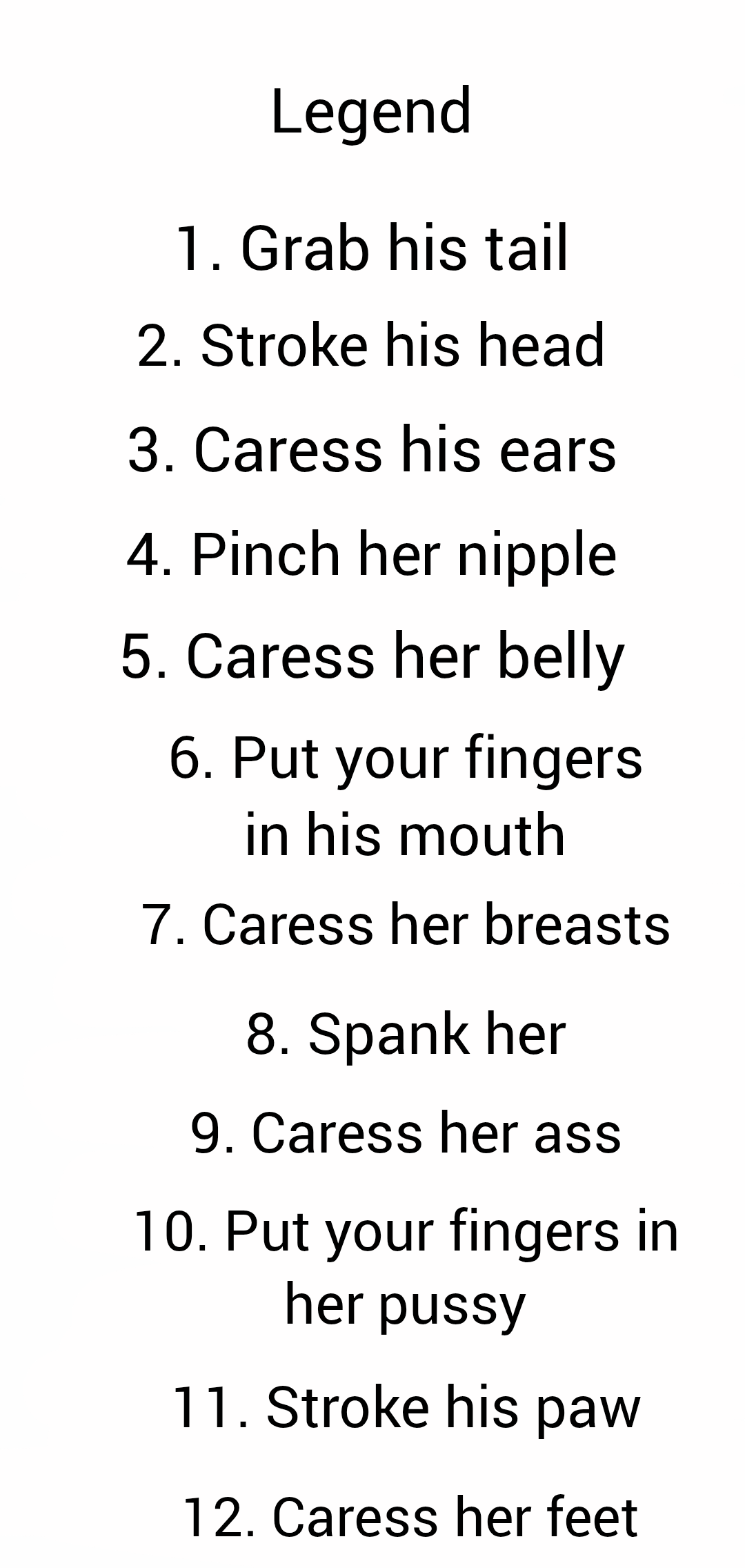 where do you want to touch her?