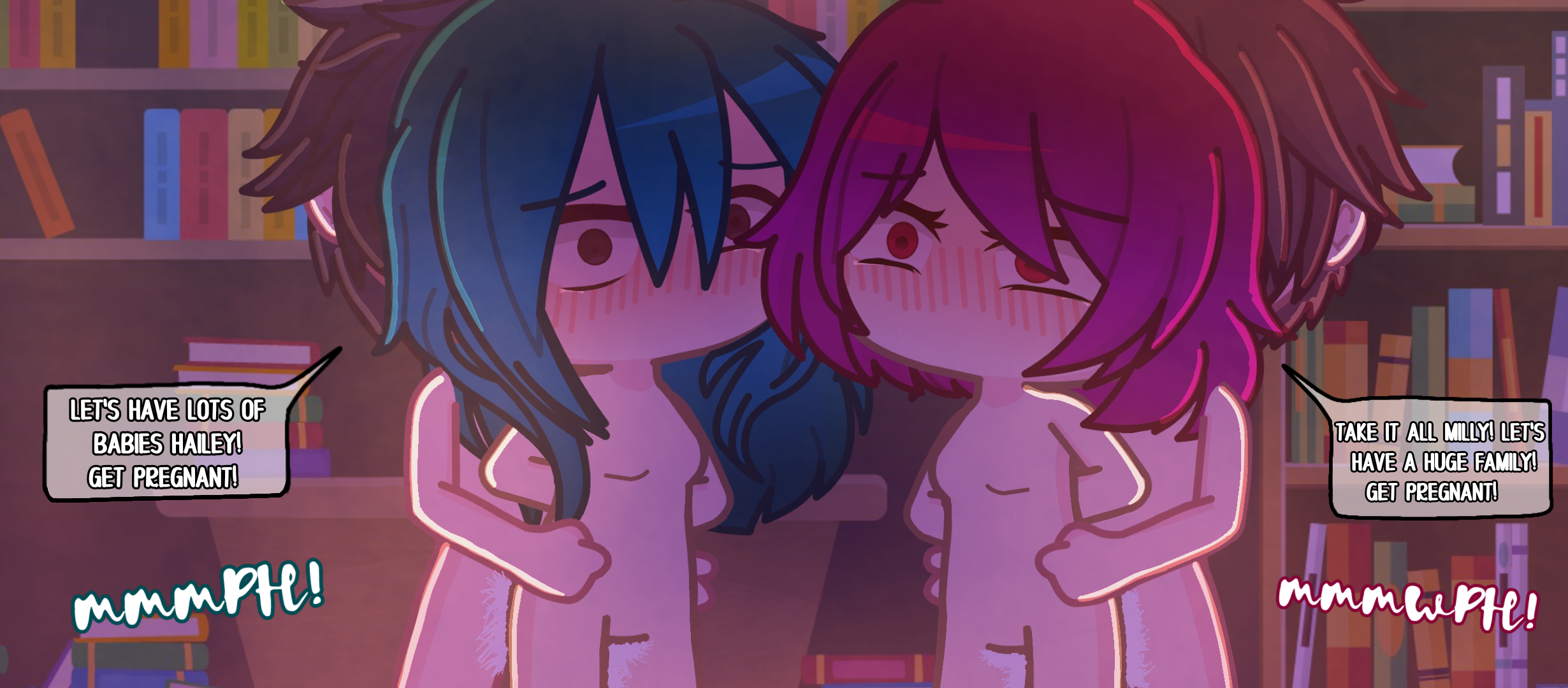 Hailey and Milly gets fucked (TMF)