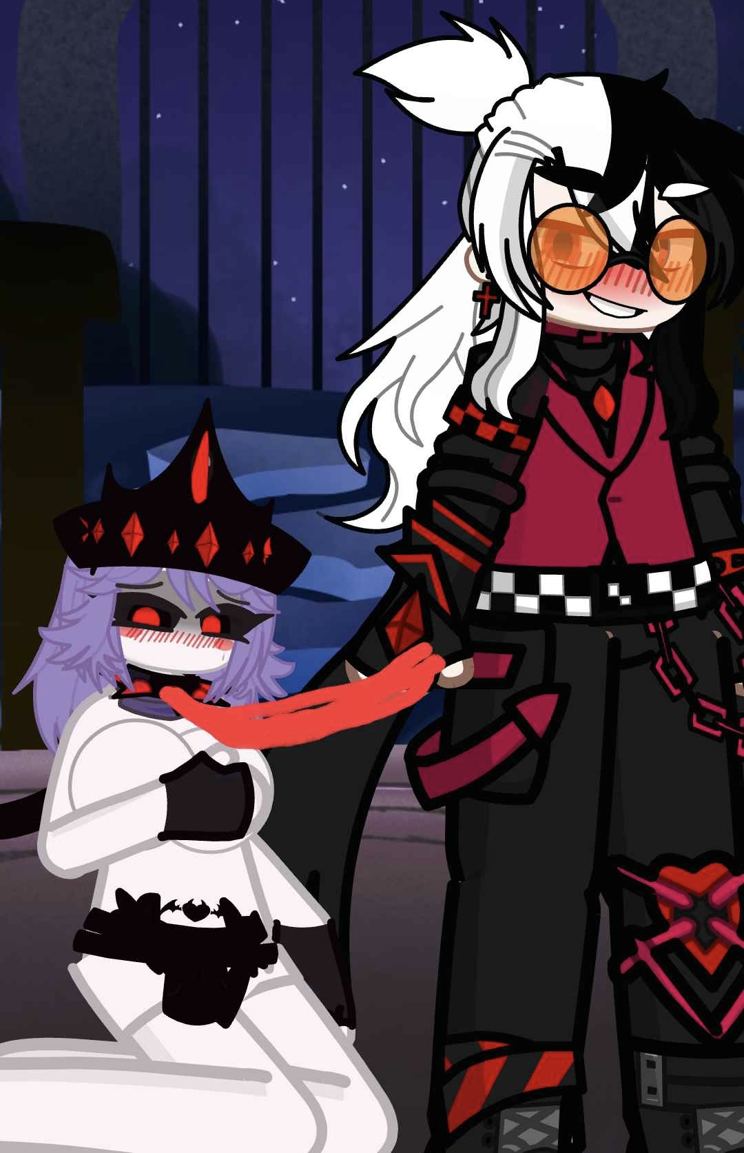 The demon princess turned to slut