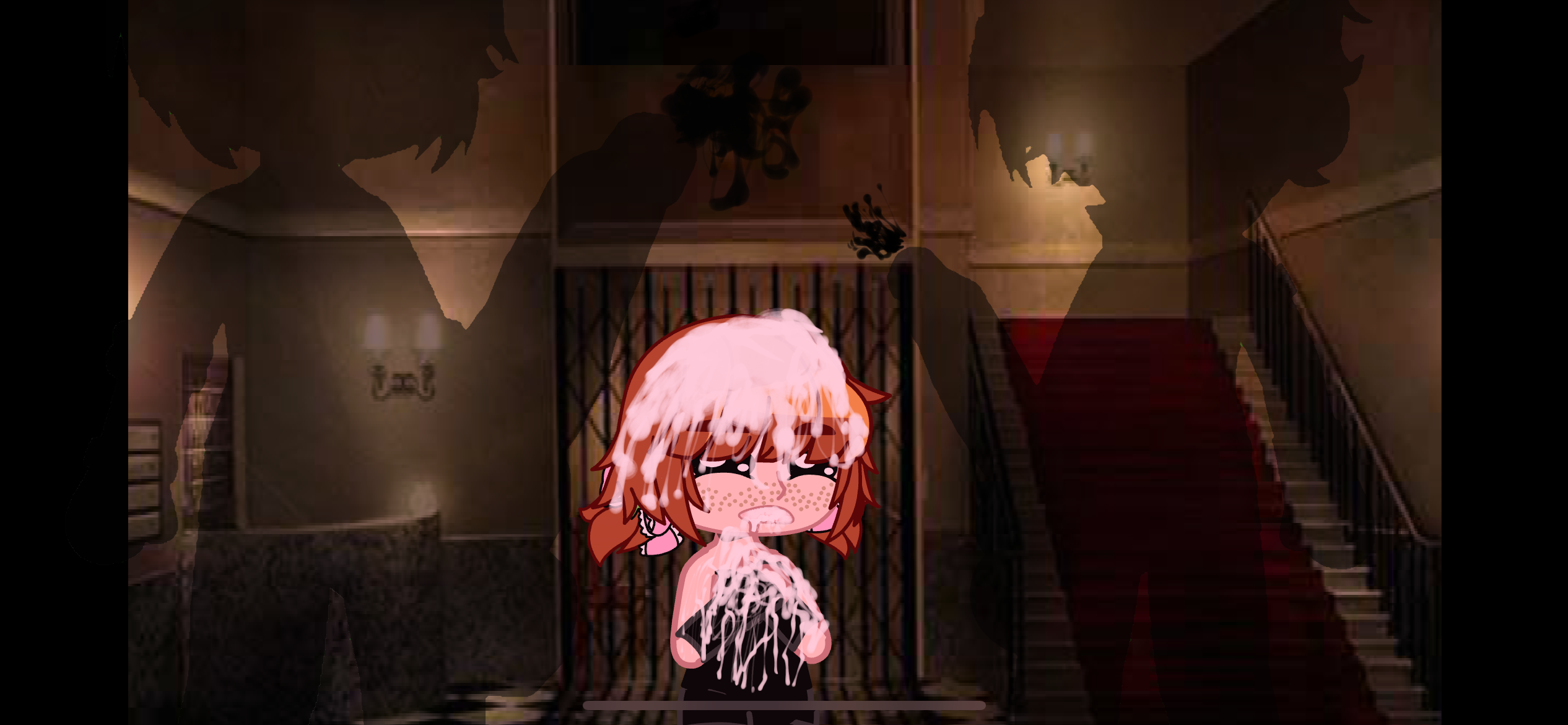 Elizabeth is a cum slut for William and Mike