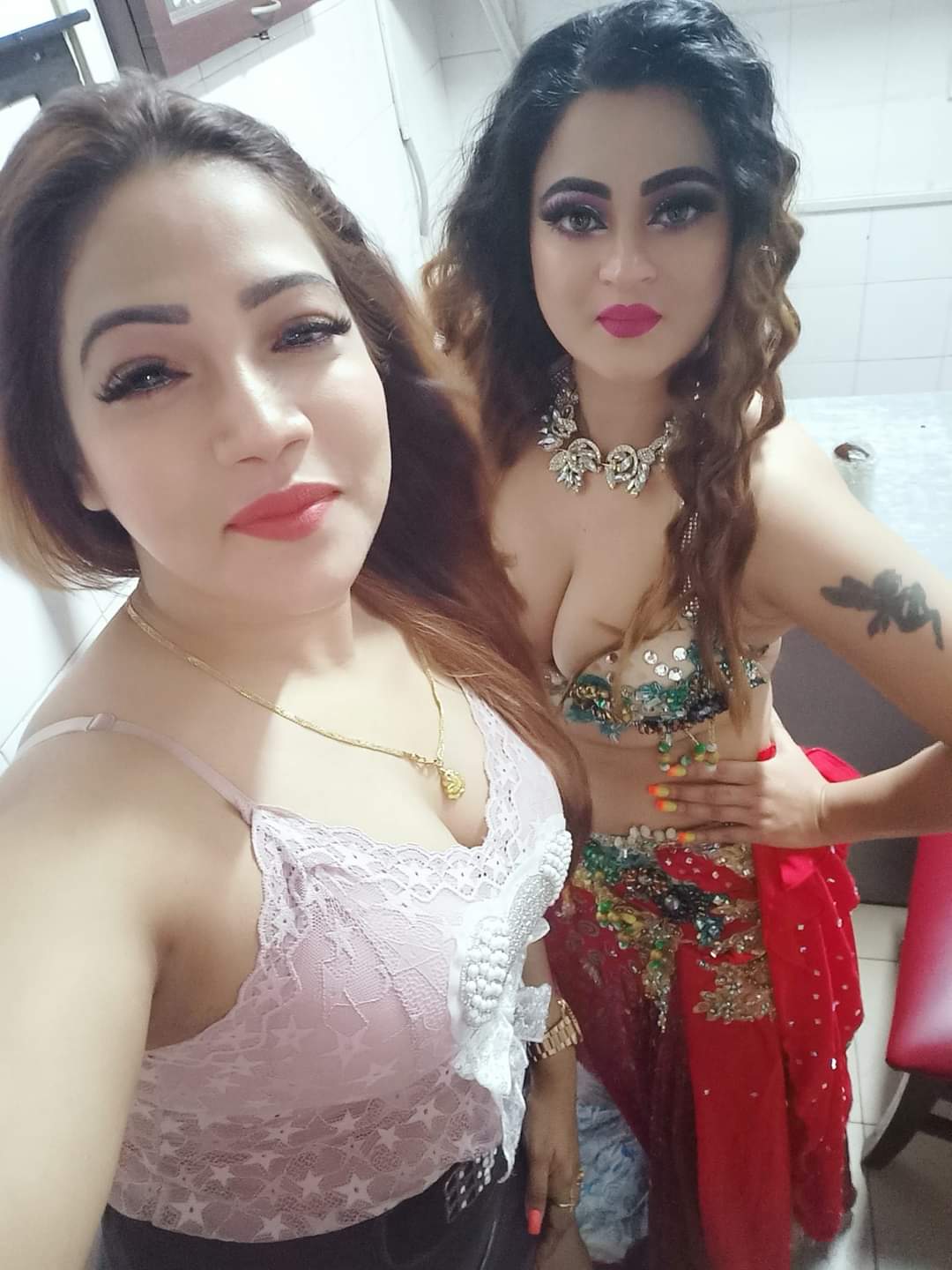 Indian Item Girls Stage Dancing