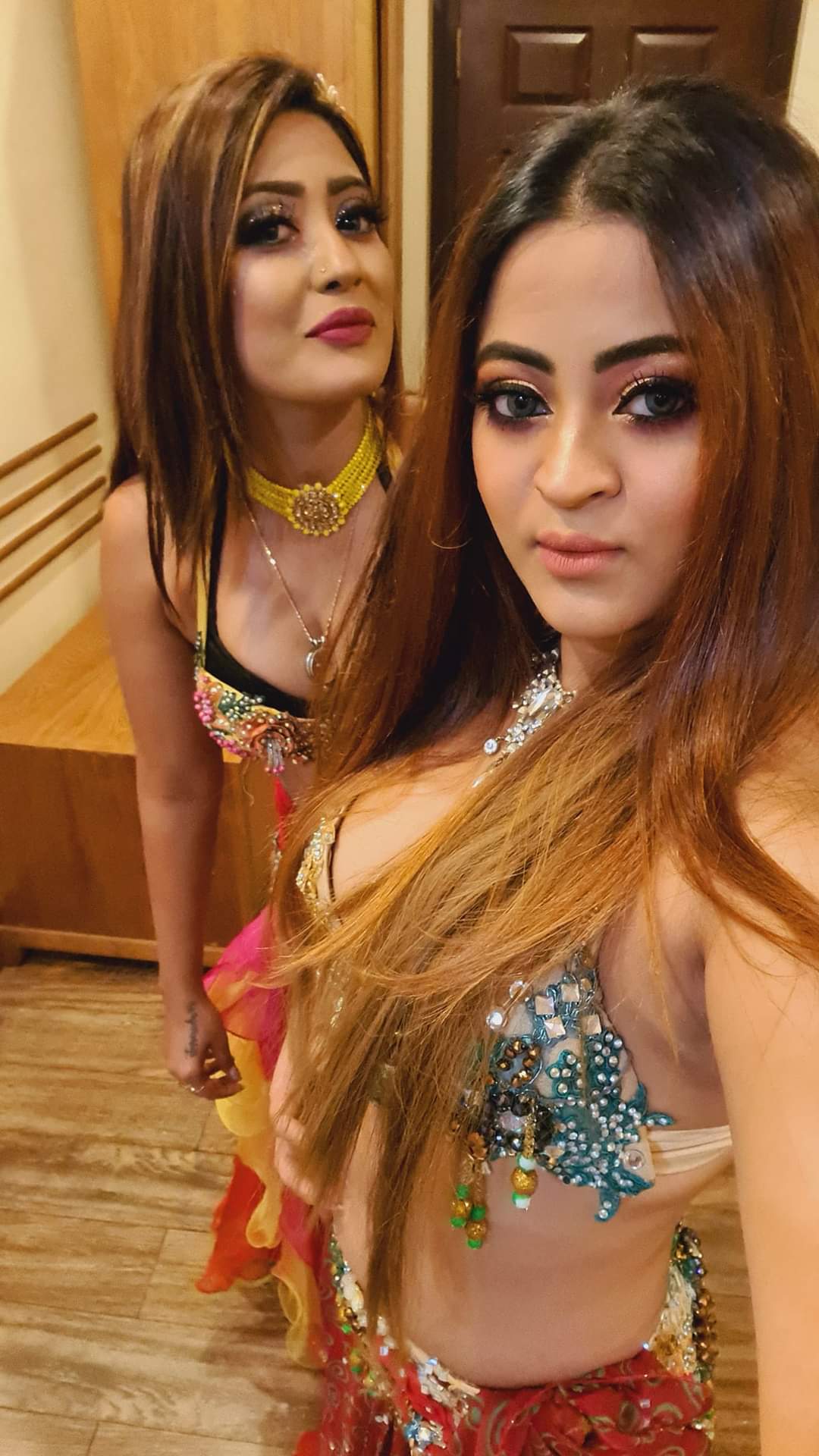 Indian Item Girls Stage Dancing