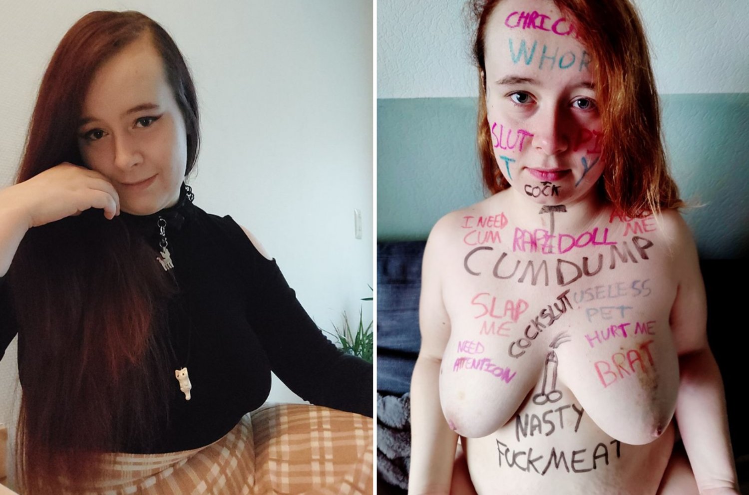 Before & after Whores