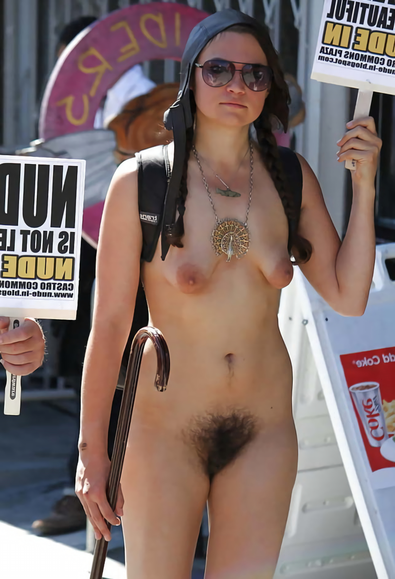 Slut Kelsey nude in public