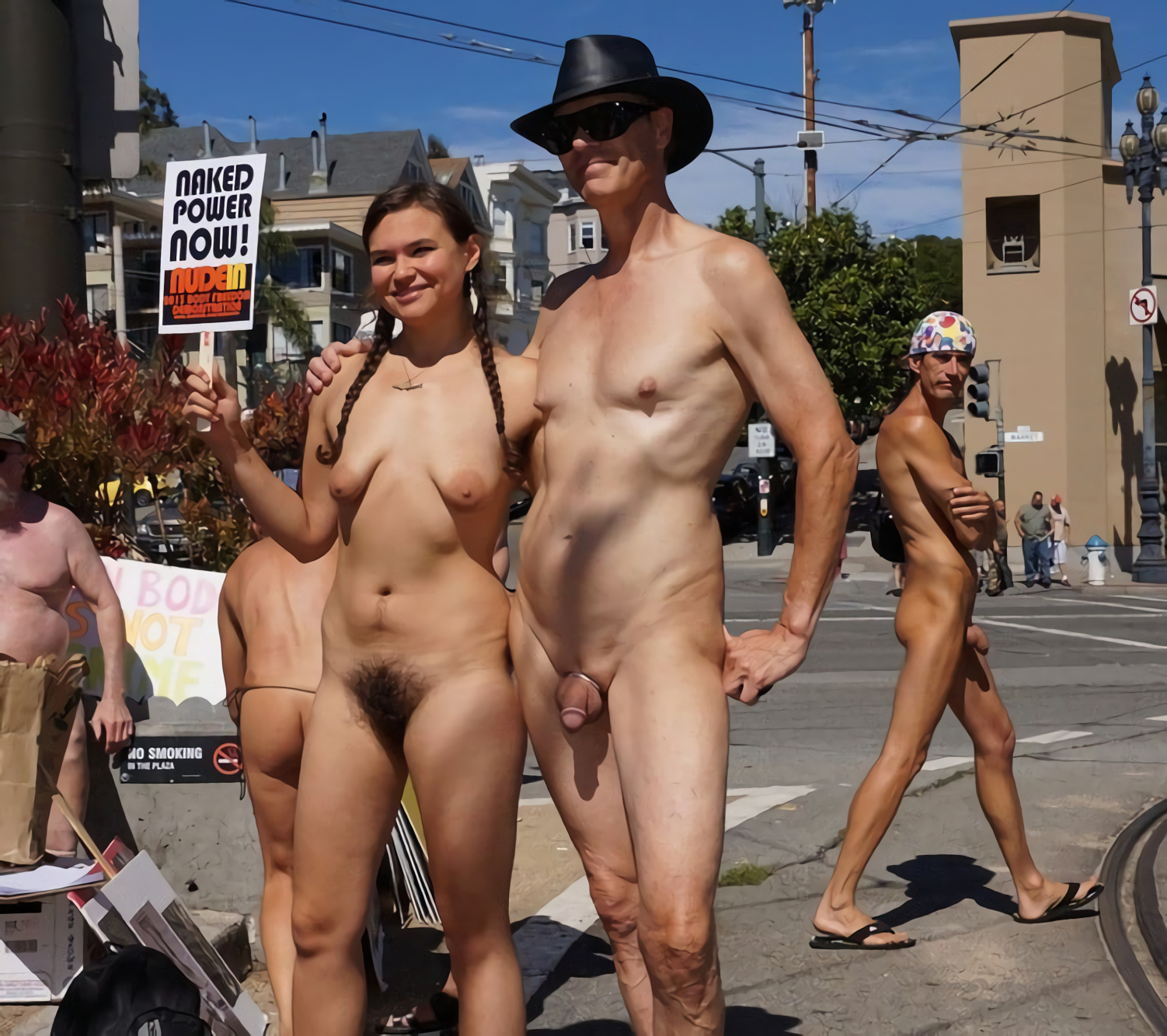 Slut Kelsey nude in public