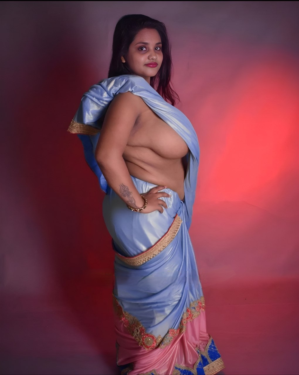 Zoya khan famous randi sonagachi saree