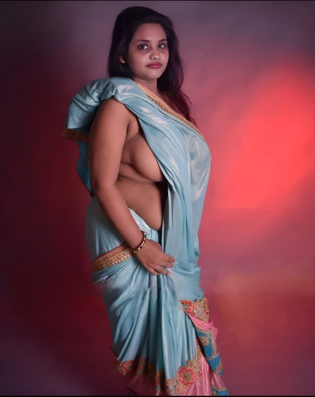 Zoya khan famous randi sonagachi saree