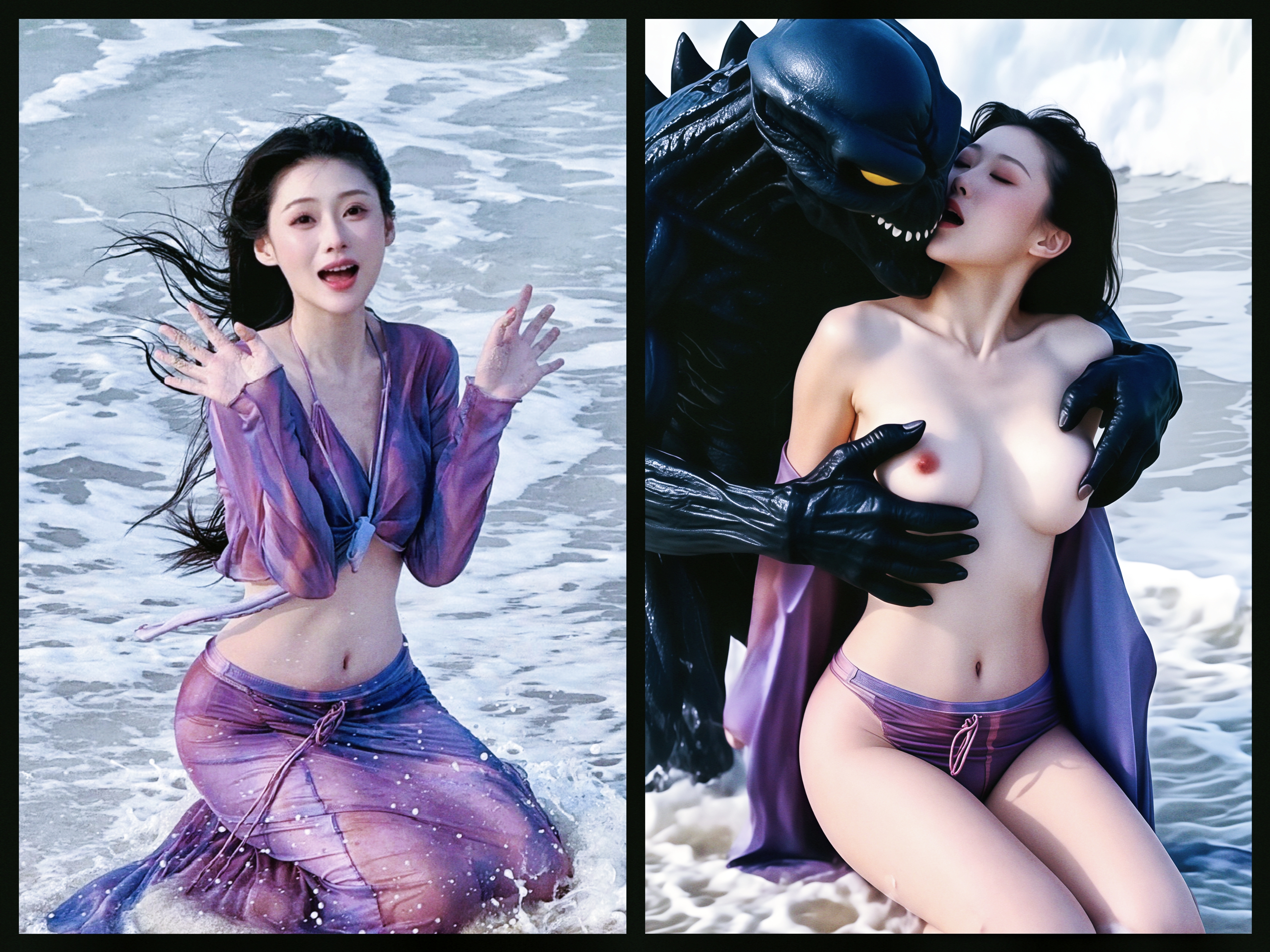 Chinese girls and monsters