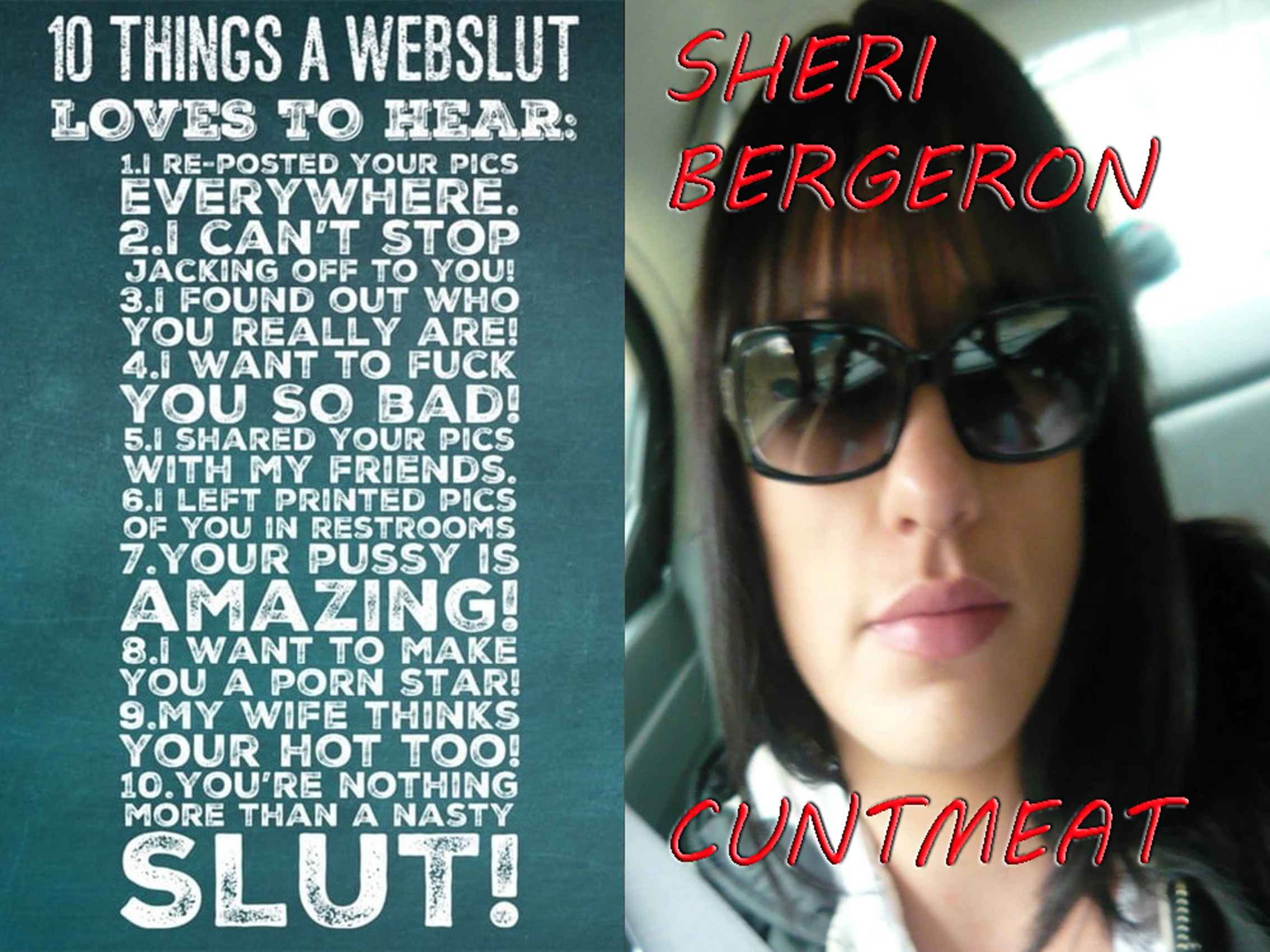 SHERI BERGERON WORLD WIDE WHOREMEAT