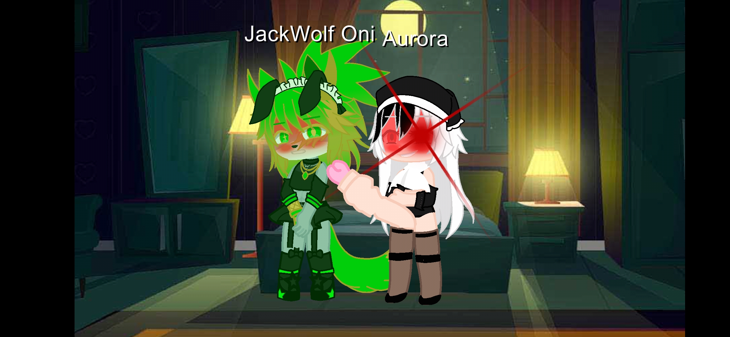 (Gacha heat) me x Aurora/Futa