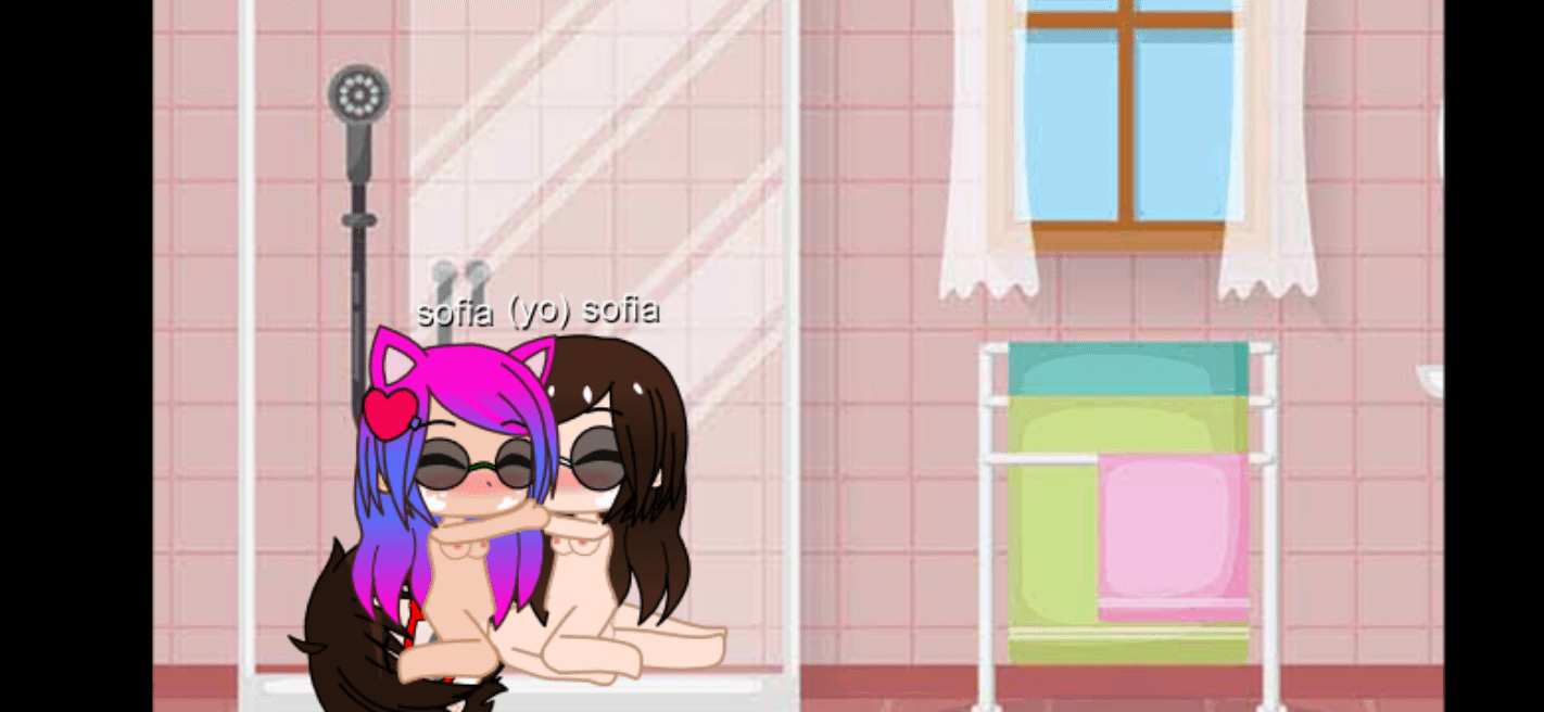 Mi oc, teniendo sexo con sofia y (yo) sofia en la ducha.