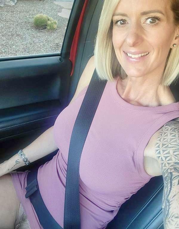 Tall slutty blonde milf