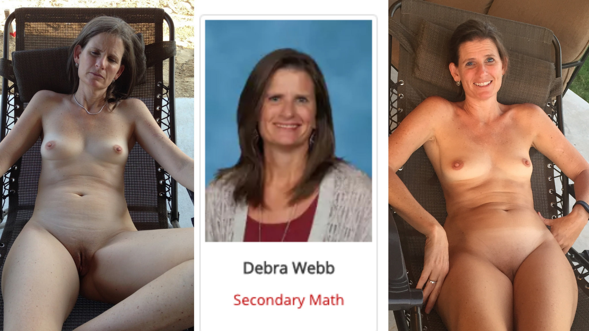 Texas Baptist Math Teacher, Debra,, loves to get naked .