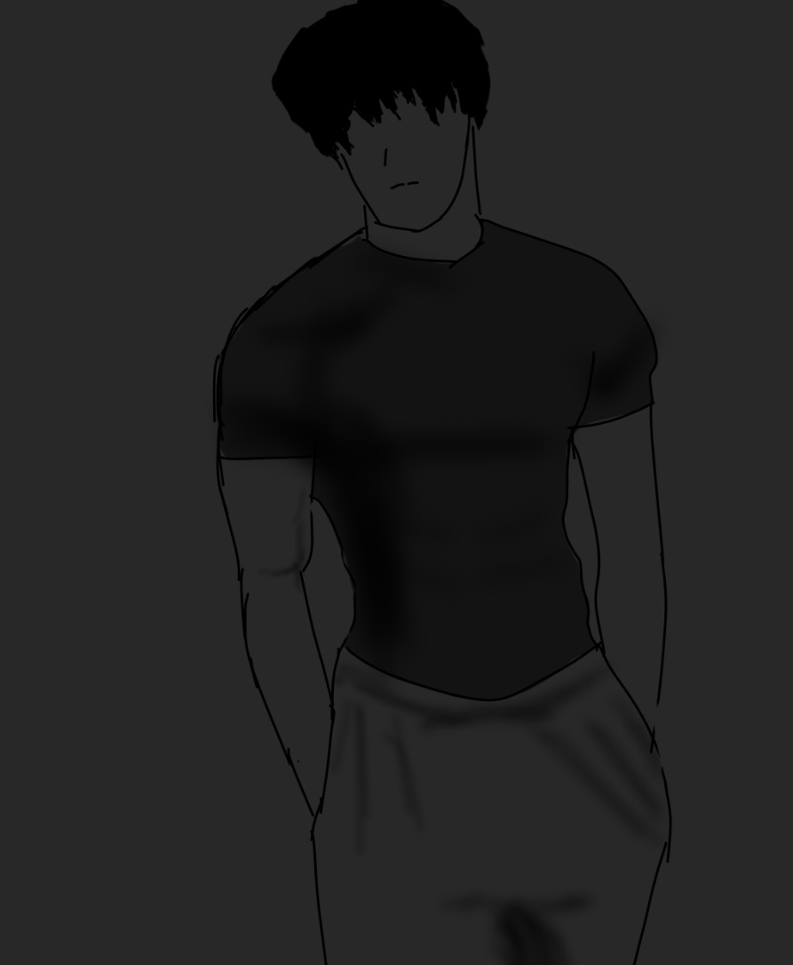 i tried to draw myself in under 5 minutes