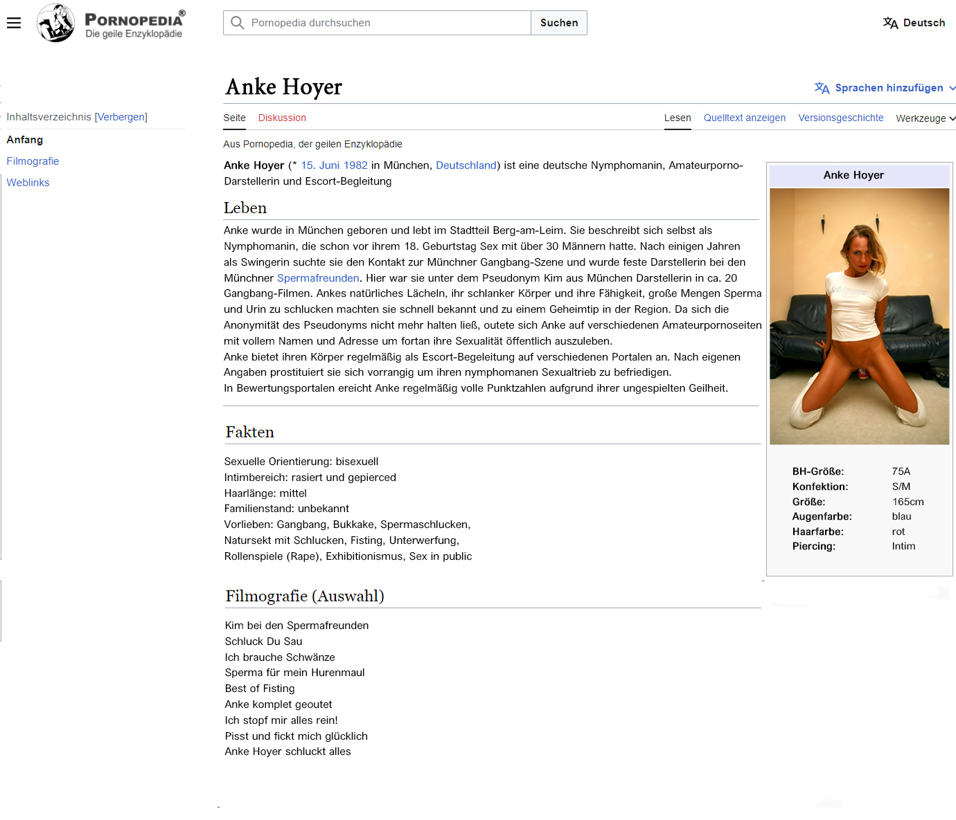 Bayerische Amateurschlampe