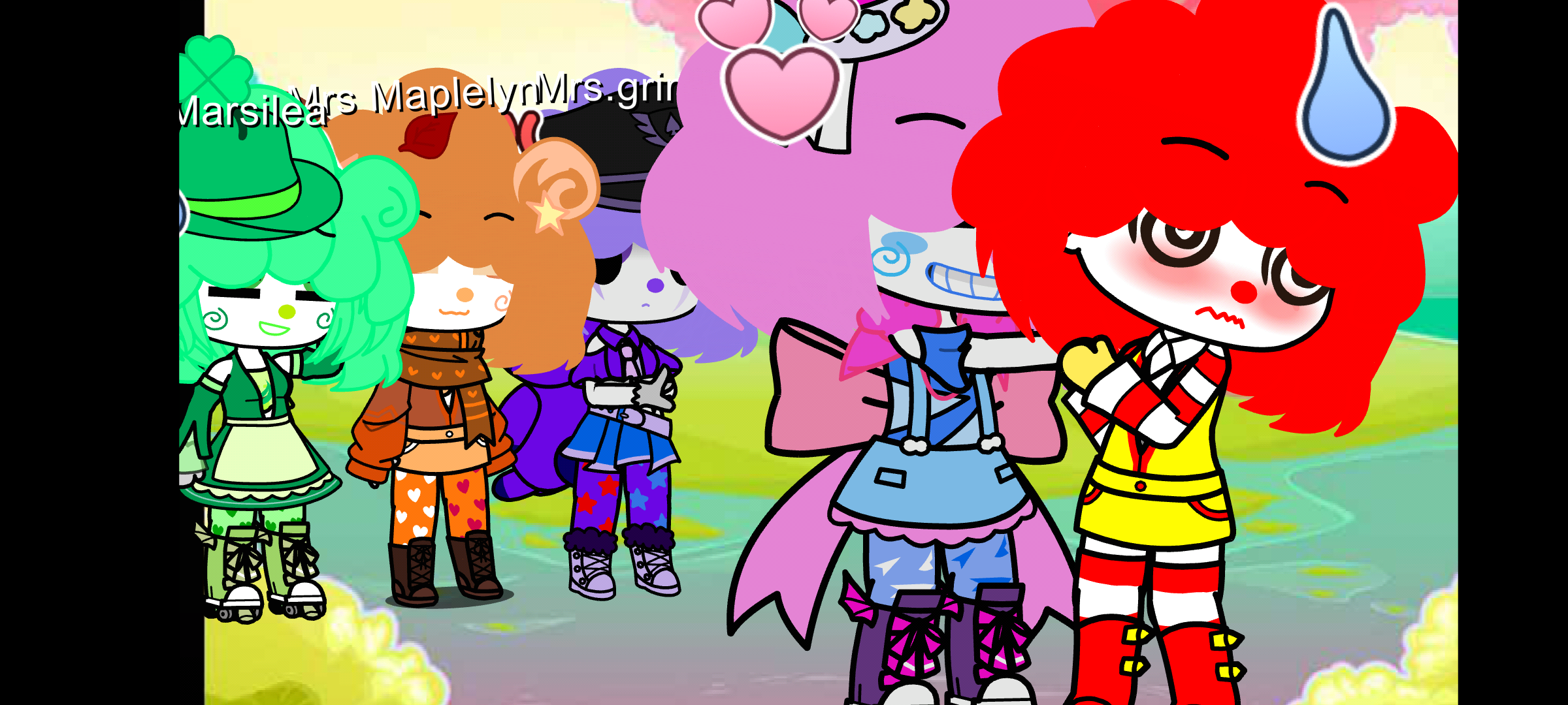 here is the 4th grimace girl clown version of the new shake