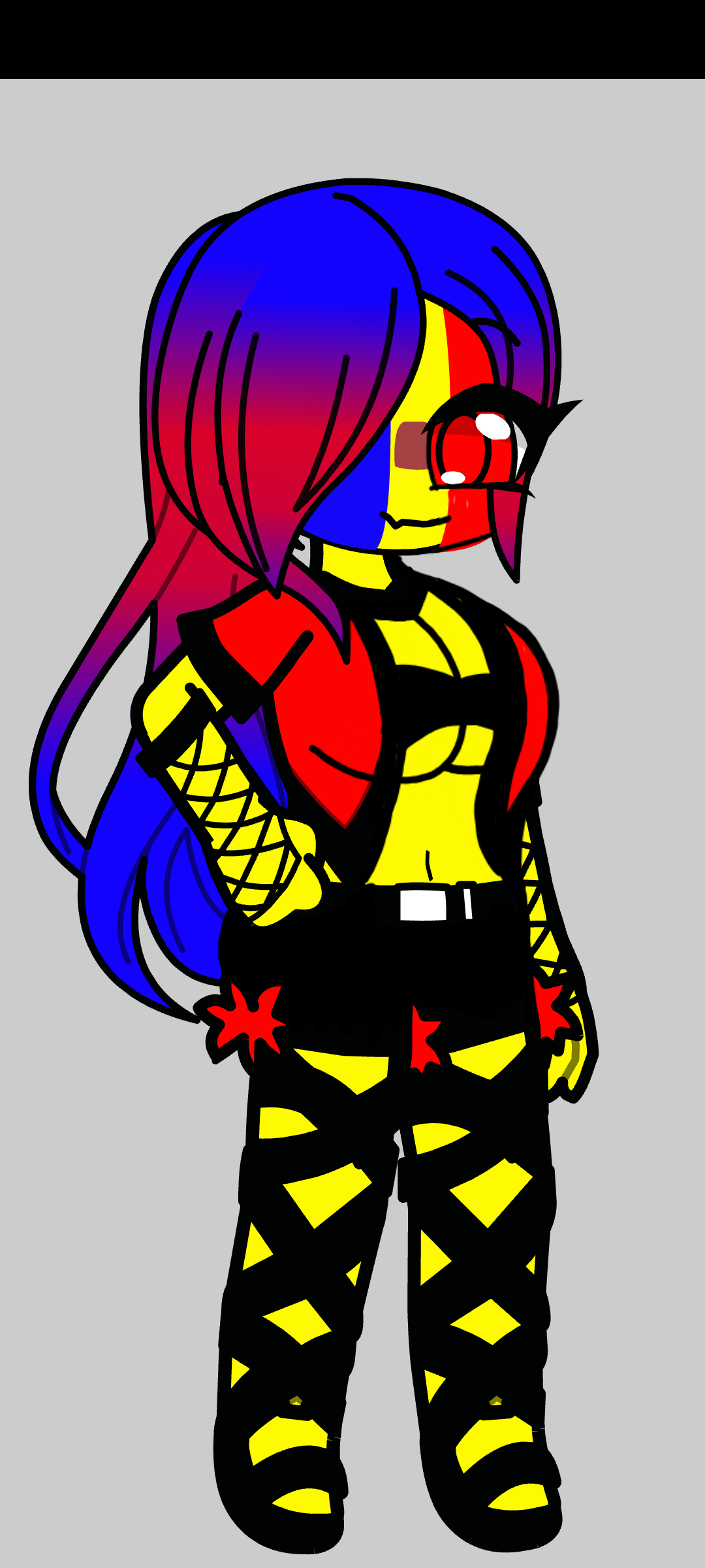 Moldova and Kaira with their adult version