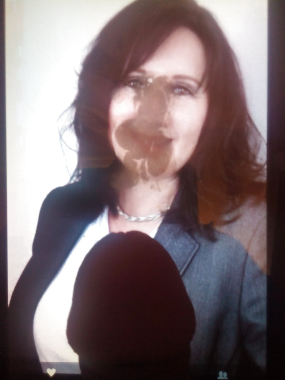 Nina Harley facial cumshot tribute