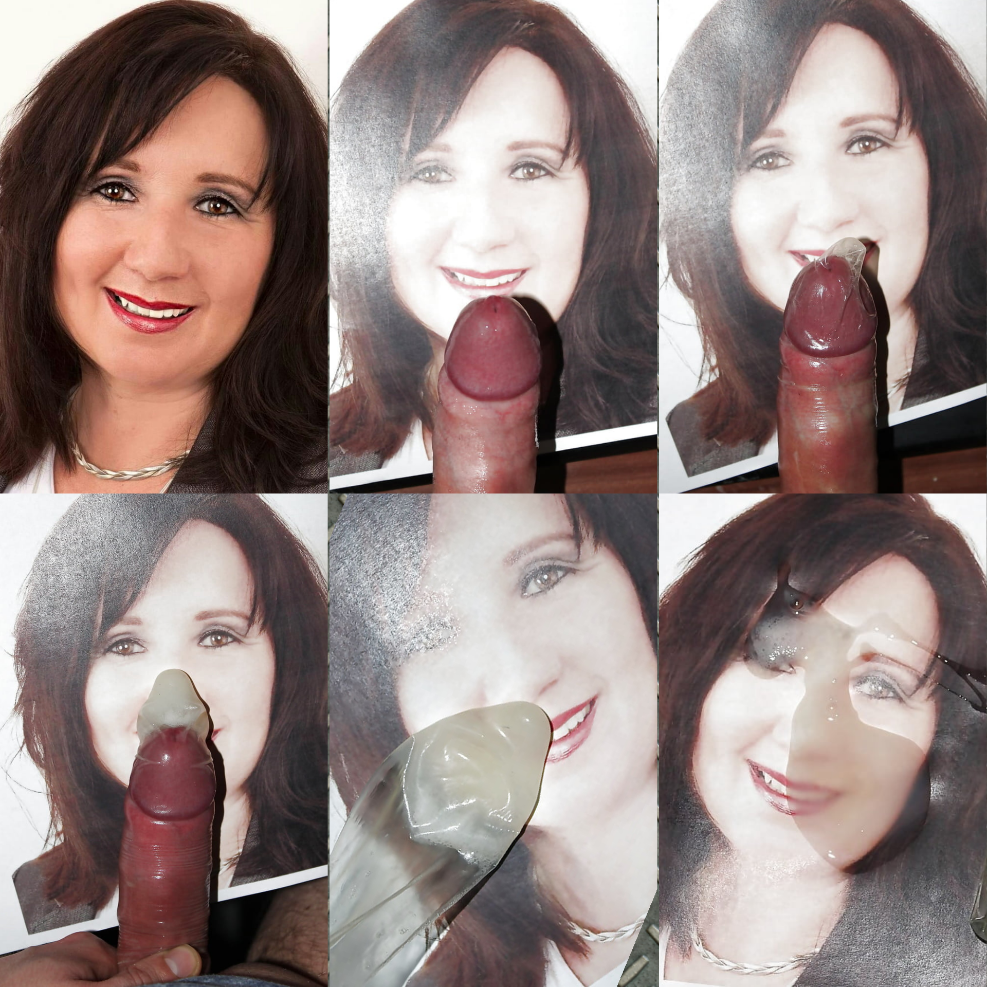 Nina Harley facial cumshot tribute