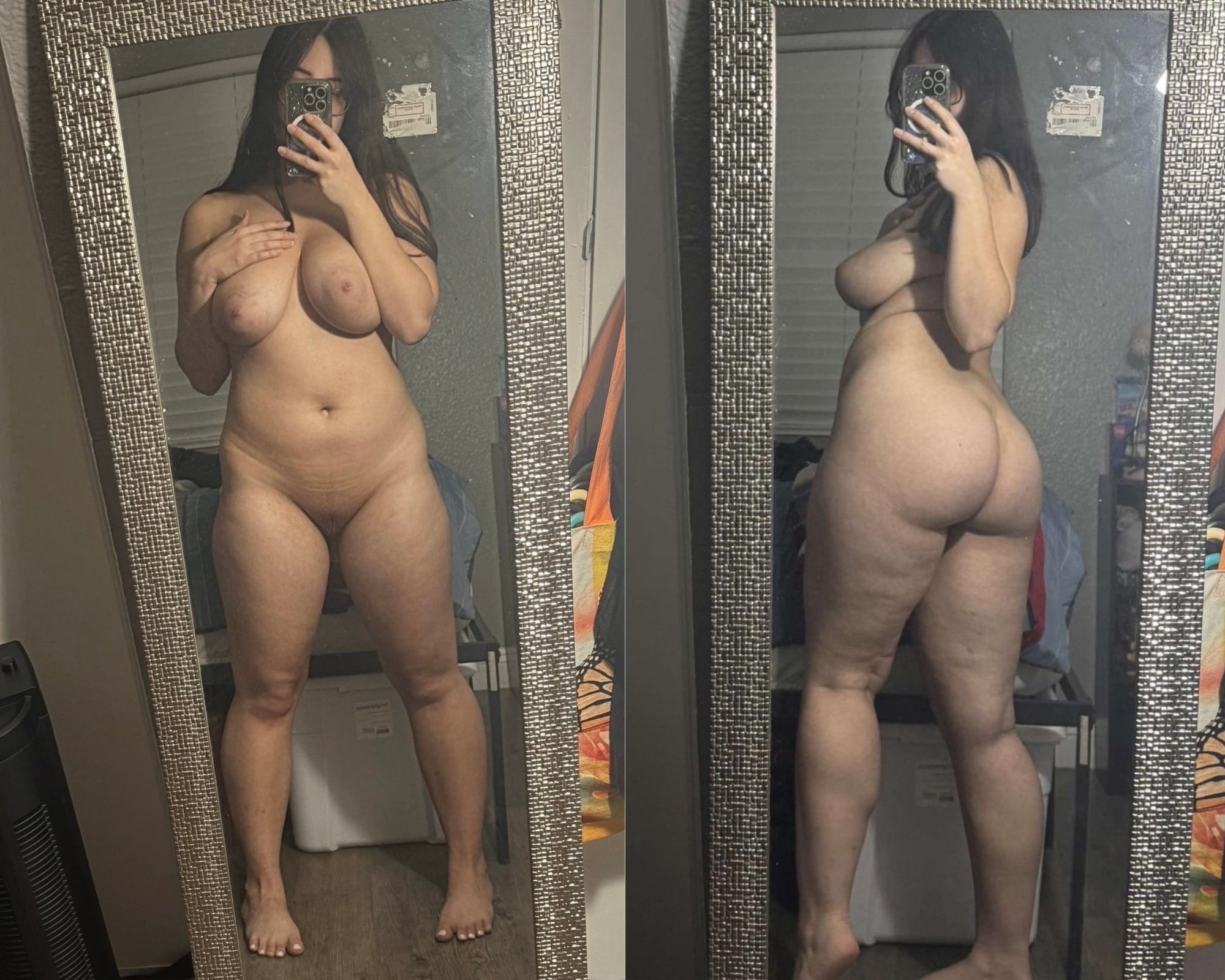 Webslut showing off her body