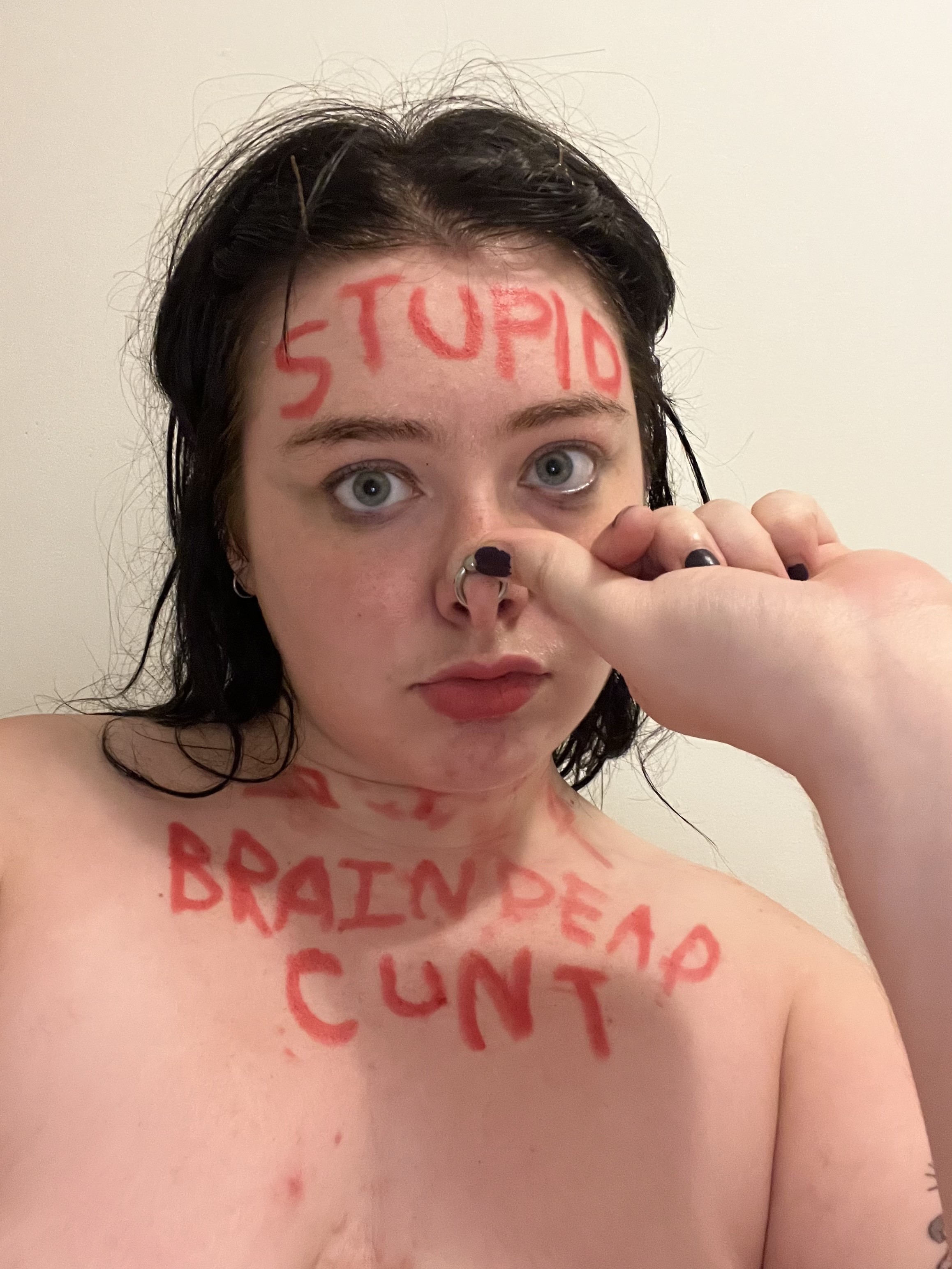 Trash whore Webslut and degradation