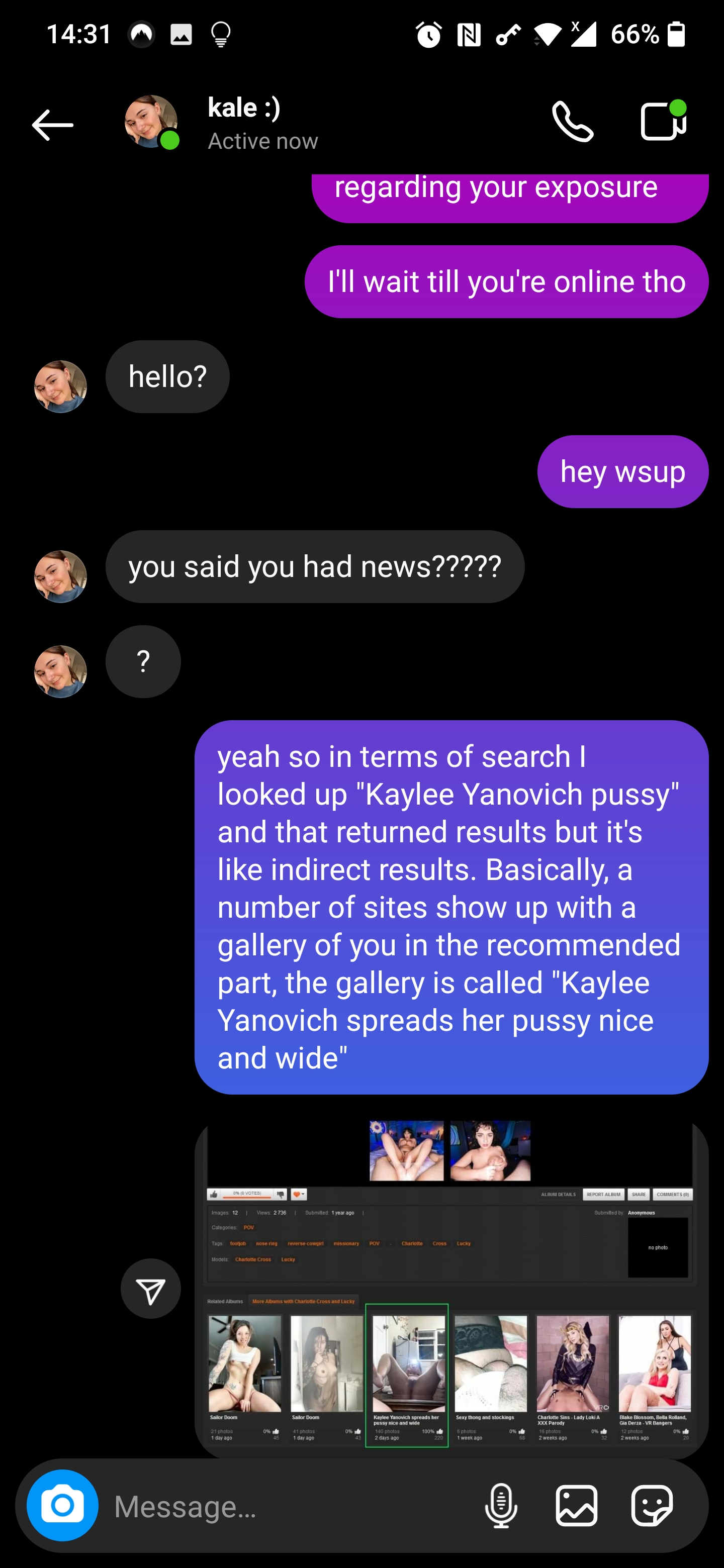 Chatting with Kaylee Yanovich