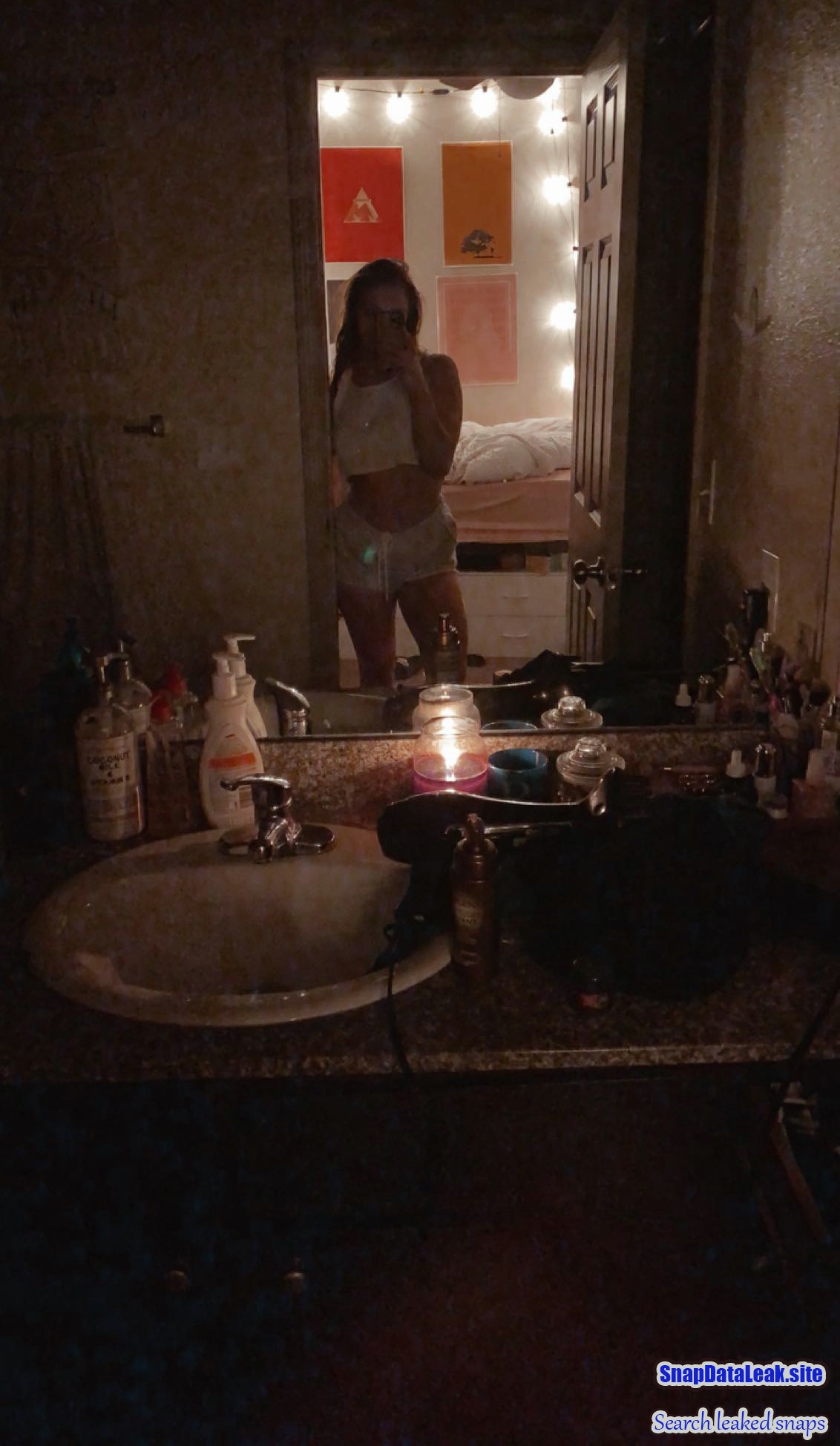 Beautiful light skin perfect body teen exposed