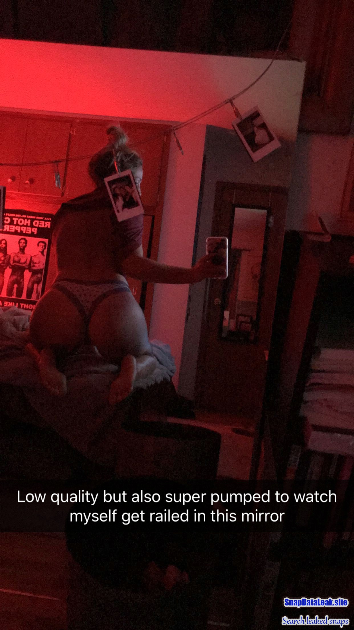 Hot UGA Freshman blonde babe teasing naughty mirror selfie