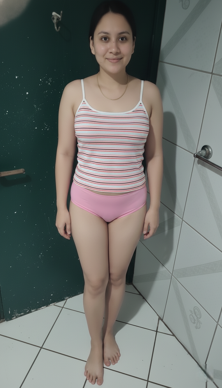 Despues del trabajo luciendo calzon rosa