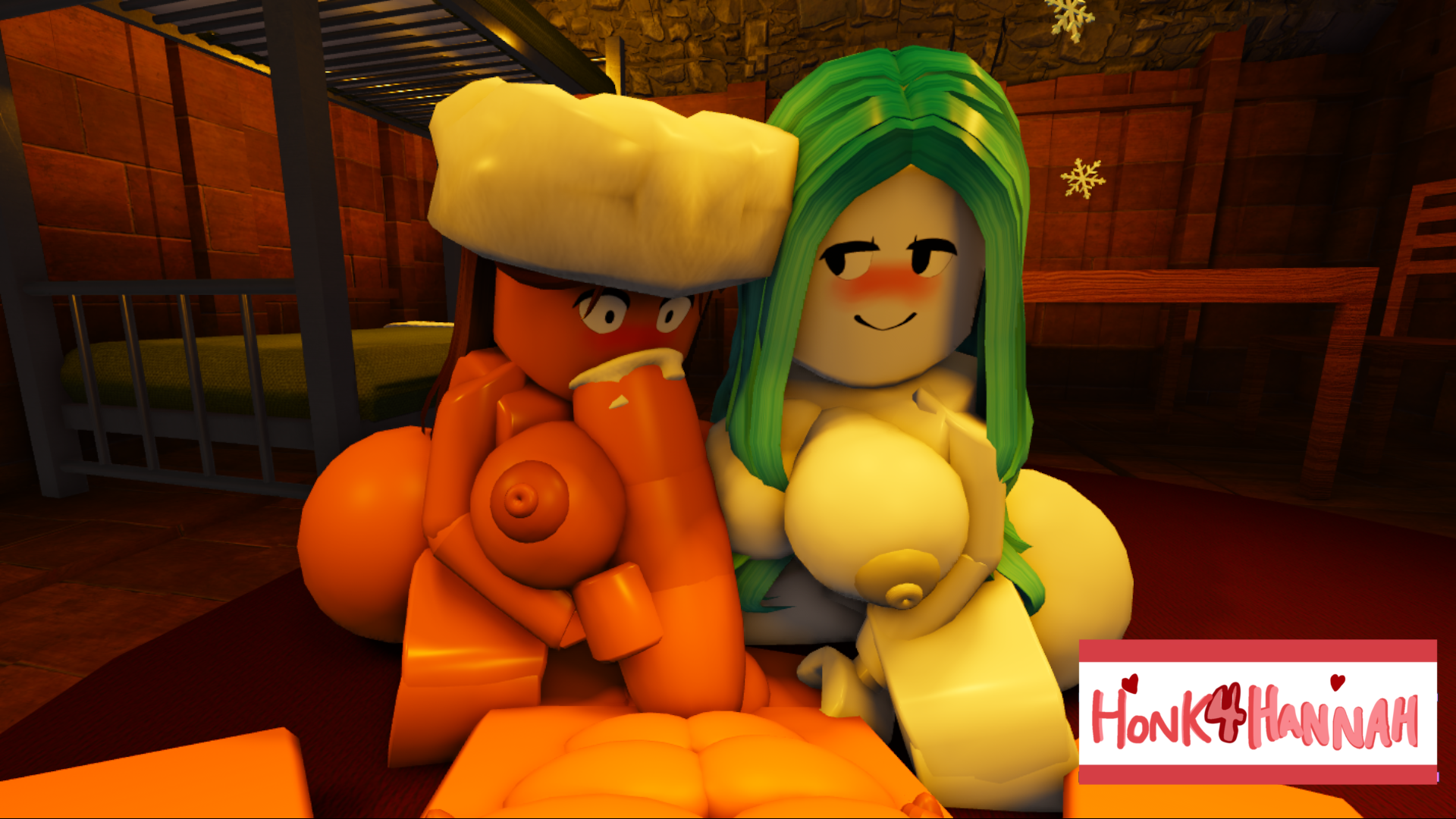 Warm Cum~ [ROBLOX Request for Evie & Naomi]
