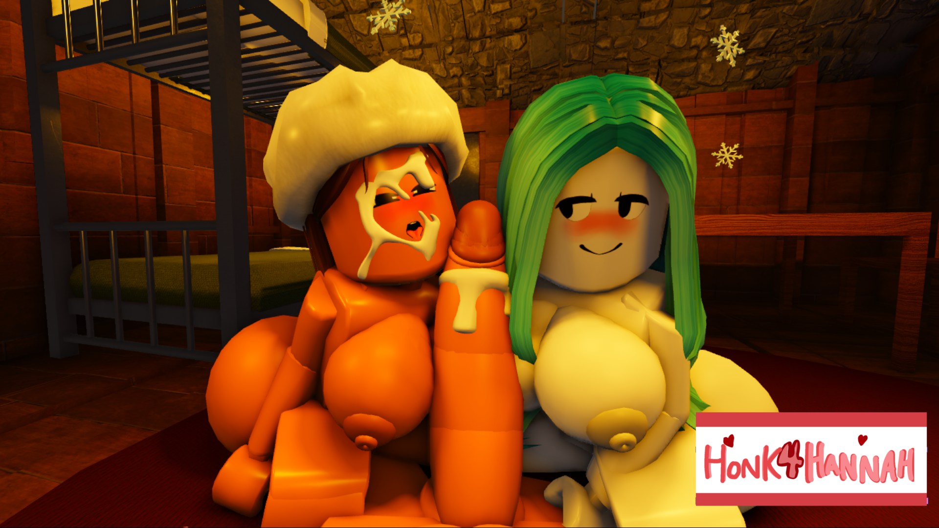 Warm Cum~ [ROBLOX Request for Evie & Naomi]