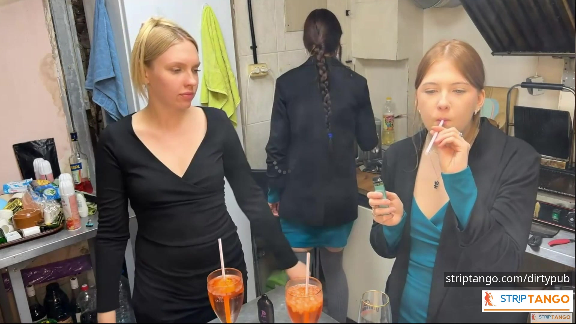 `DirtyPub Looks Like a Normal Bar but Inside 4 Girls Wear I