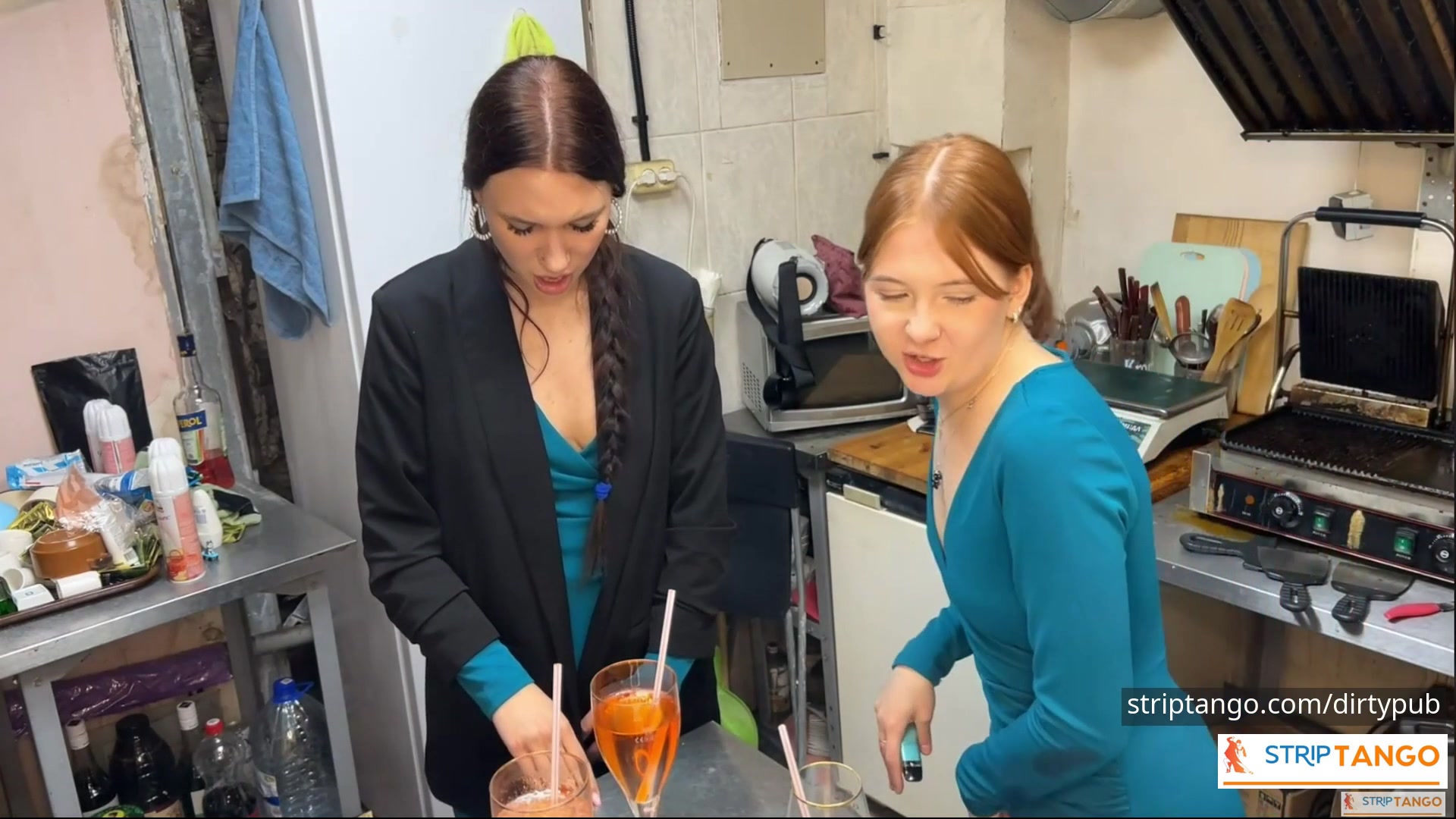 `DirtyPub Looks Like a Normal Bar but Inside 4 Girls Wear I