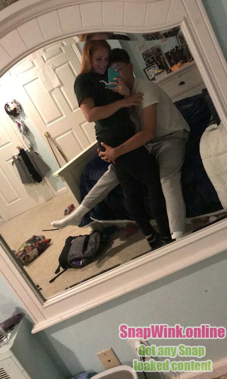 Sexy shy tan redhead college