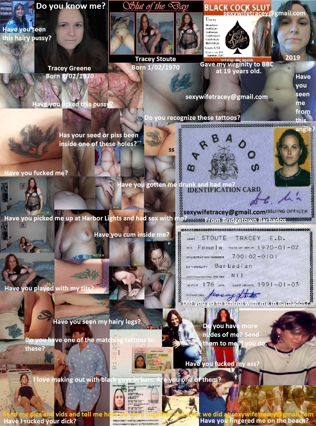 Tracey Stoute-Greene Bajan whore