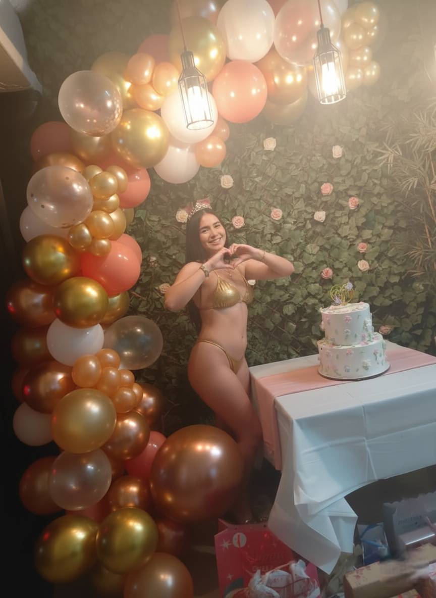 Cumple Aylin a ver si se pone caliente como su mama Nayeli