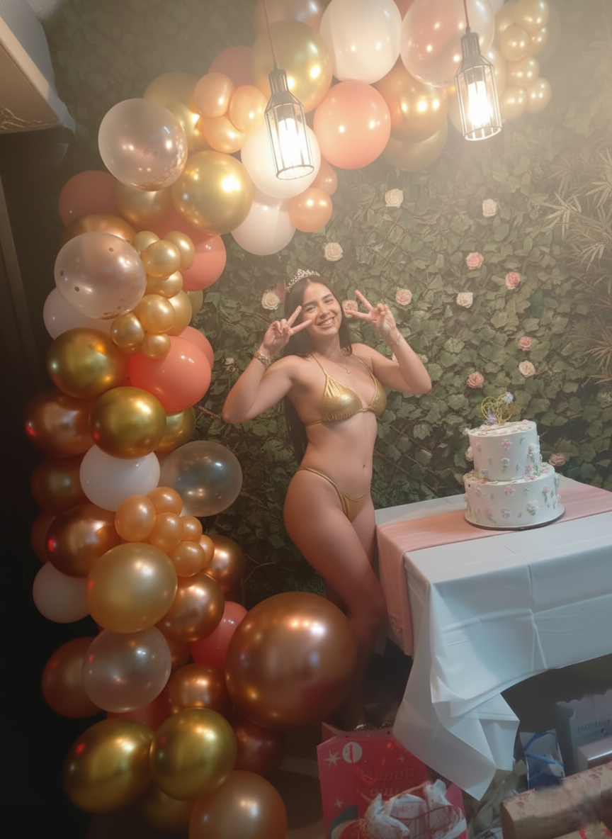 Cumple Aylin a ver si se pone caliente como su mama Nayeli