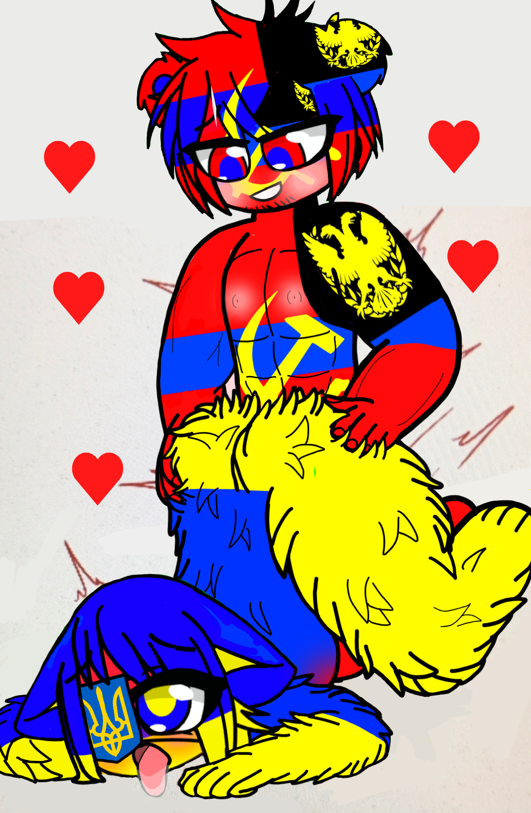 FIS x Foxanna Ukraine (Image totally made of me OwO)