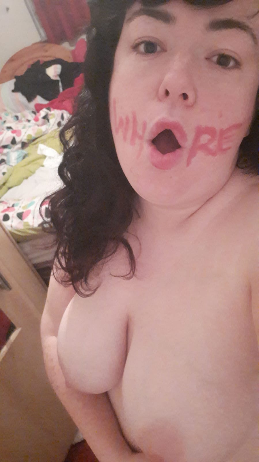 Chubby slut loves to show off