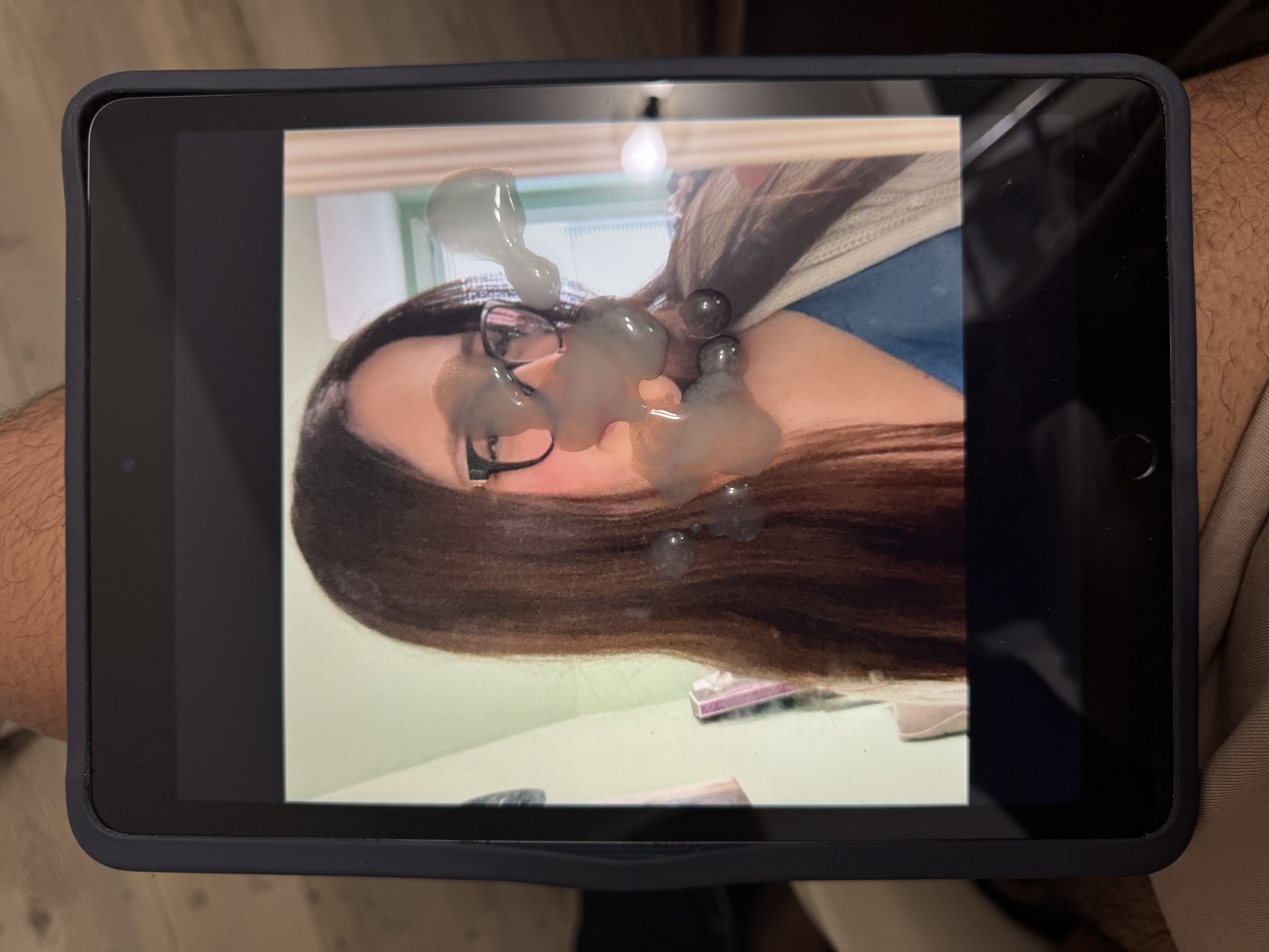 i sprayed this girl with a lot of semen <3