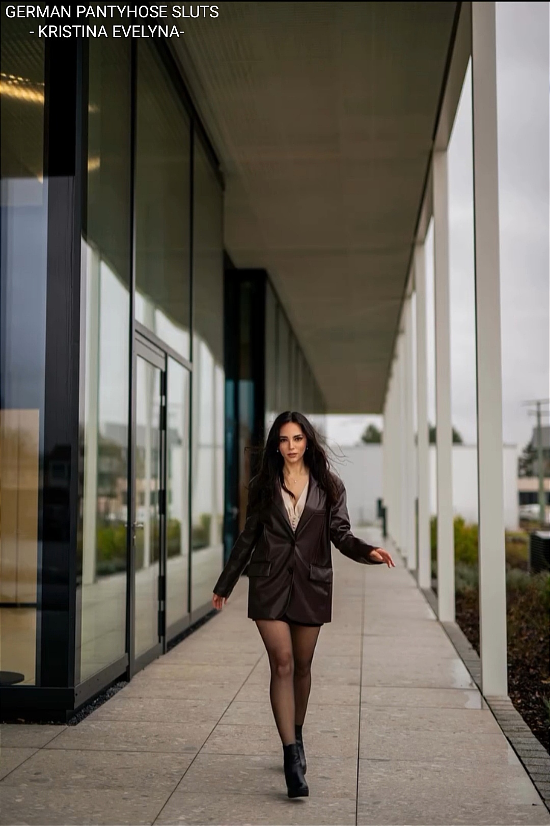 German pantyhose slut Kristina Evelyna