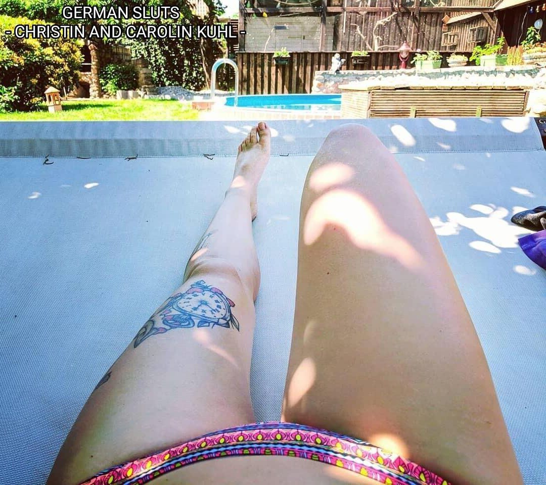 German sluts Christin and Carolin Kuhl (ready for tributes)