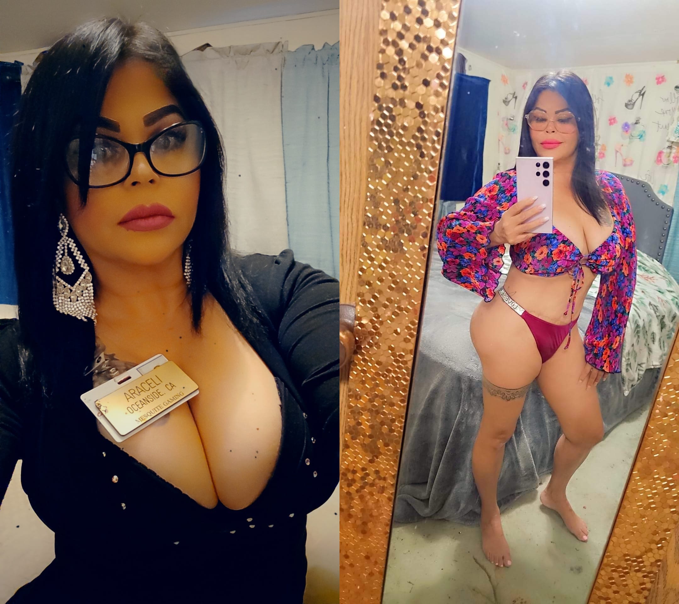 La tetona en  tanga de Araceli