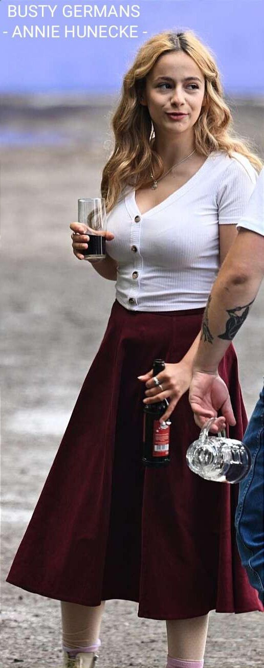 Busty German activist Annie Hunecke