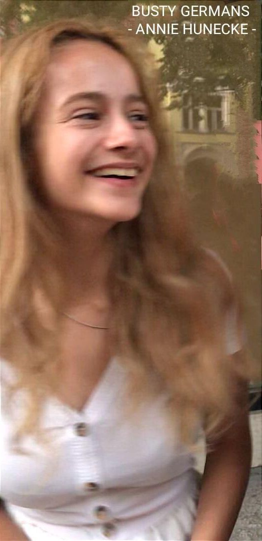 Busty German activist Annie Hunecke